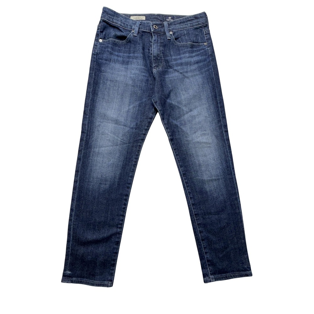AG Adriano Goldschmied Farrah Skinny Crop Jeans Womens 29 Blue High Rise Stretch